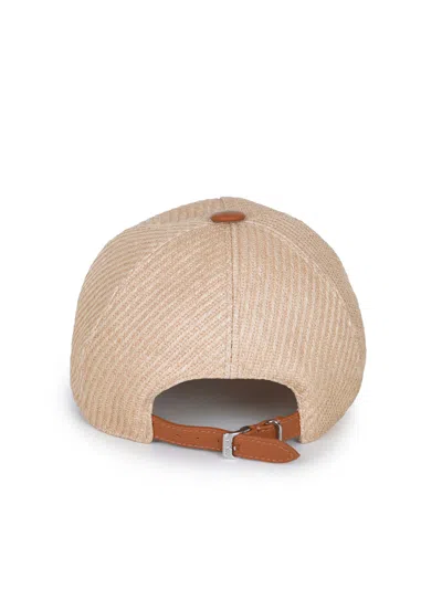 Max Mara Baseball Cap In Brown