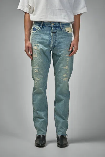 Fear Of God 5 Pocket Straight Leg In Blue