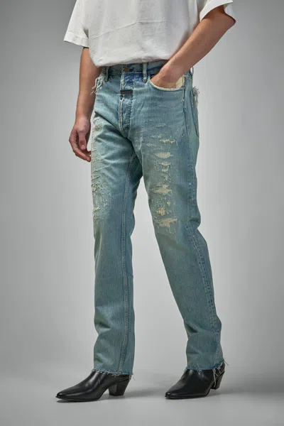 Fear Of God 5 Pocket Straight Leg In Blue