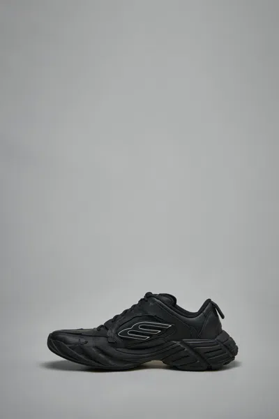 Balenciaga Monday Low-top Sneakers In Black