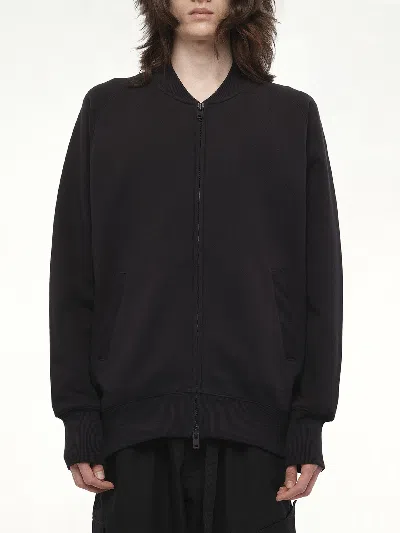 Y-3 Adidas Logo Cotton Sweatshirt In Black
