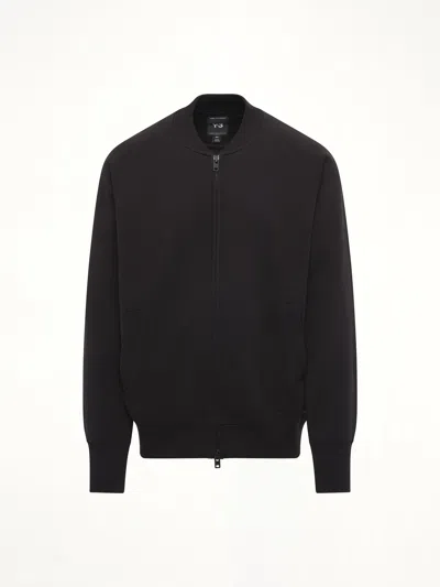 Y-3 Adidas Logo Cotton Sweatshirt In Black