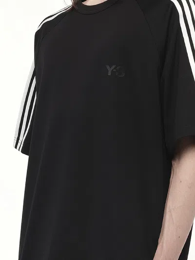 Y-3 3 Sleeves T-shirt In Black