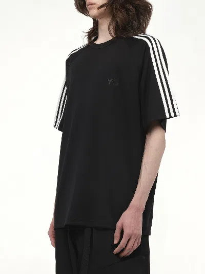 Y-3 3 Sleeves T-shirt In Black