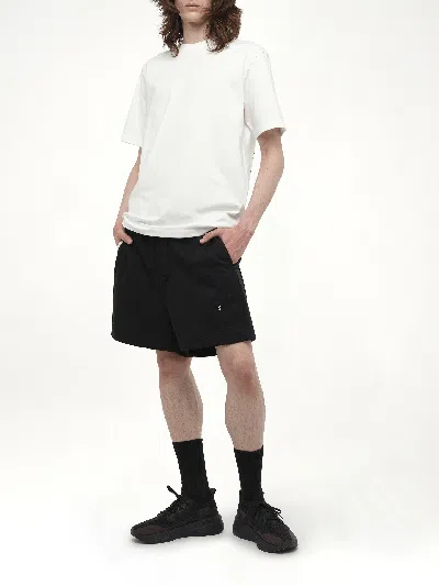 Y-3 White Logo-print T-shirt In White