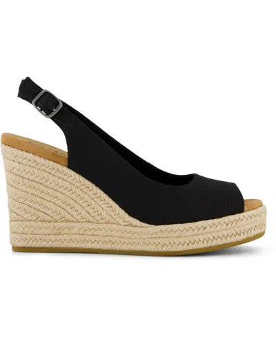 Toms Women's Camilla Peep Toe Wedge Sandals