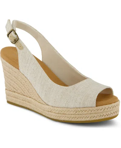 Toms Women's Camilla Peep Toe Wedge Sandals