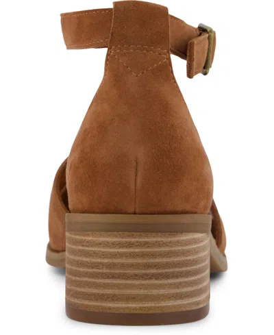 Toms Women's Jaclyn Fisherman Heel Amber Kid Suede