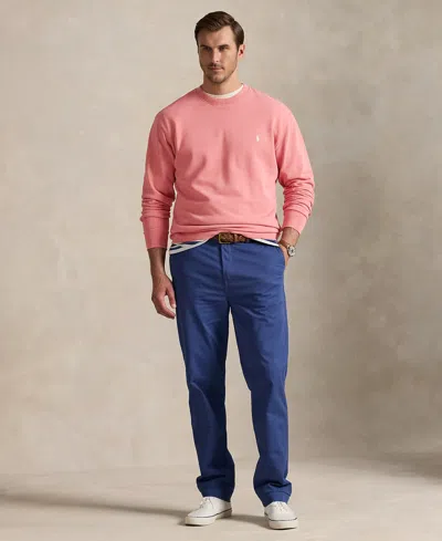 Polo Ralph Lauren Relaxed-fit Loopback Fleece Sweatshirt In Pink