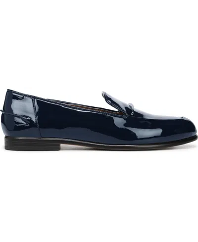 Franco Sarto Women's Mirabelle Almond Toe Loafers In Blue