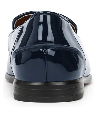 Franco Sarto Women's Mirabelle Almond Toe Loafers In Blue