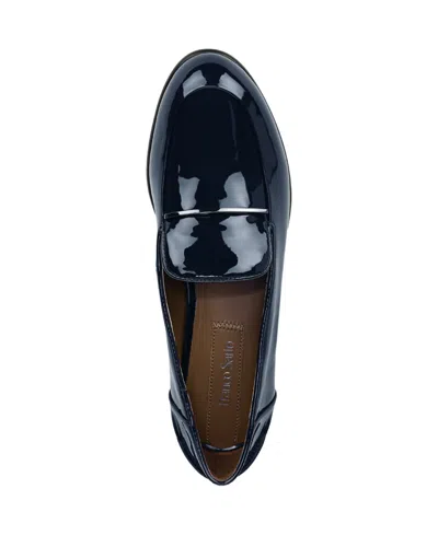 Franco Sarto Women's Mirabelle Almond Toe Loafers In Blue