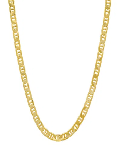 Steeltime Unisex 14k Gold Plated Mariner Superflat Necklace