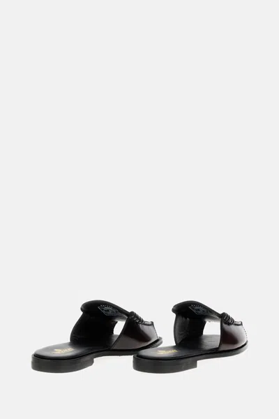 Sebago Dan Slide Womens Moccasin In Black