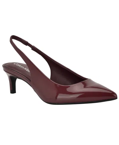 Calvin Klein Women's Dainty Slingback Kitten Heel Pumps