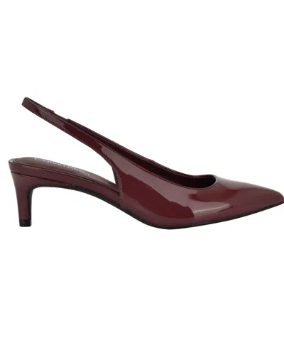 Calvin Klein Women's Dainty Slingback Kitten Heel Pumps