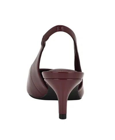 Calvin Klein Women's Dainty Slingback Kitten Heel Pumps