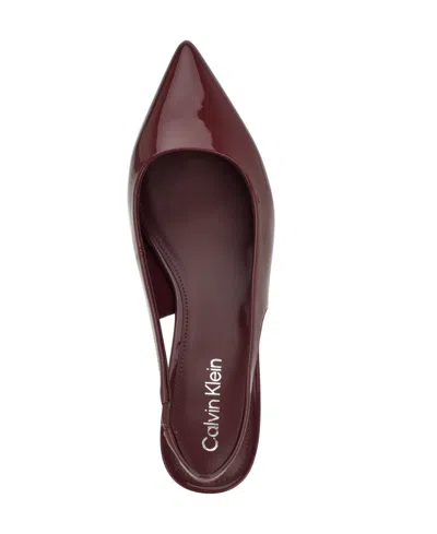 Calvin Klein Women's Dainty Slingback Kitten Heel Pumps