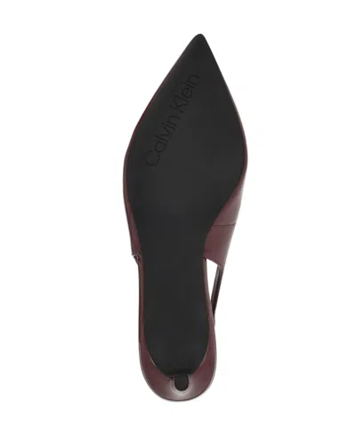 Calvin Klein Women's Dainty Slingback Kitten Heel Pumps