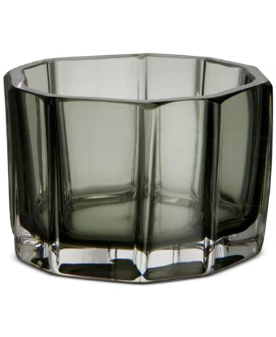 Orrefors Reed Votive Candle Holder - Small In Green