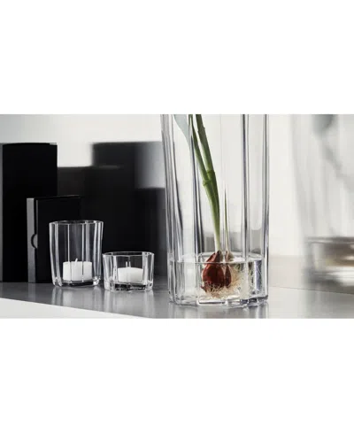 Orrefors Reed Votive Candle Holder - Medium In Transparent