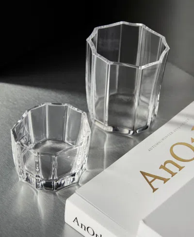 Orrefors Reed Votive Candle Holder - Small In Transparent