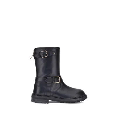 Dolce & Gabbana Dolce&gabbana Men Black Smooth Leather Boot