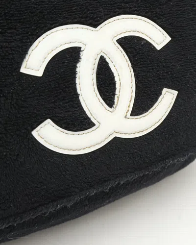 Pre-owned Chanel Novelty Cc Teddy Bag In Black