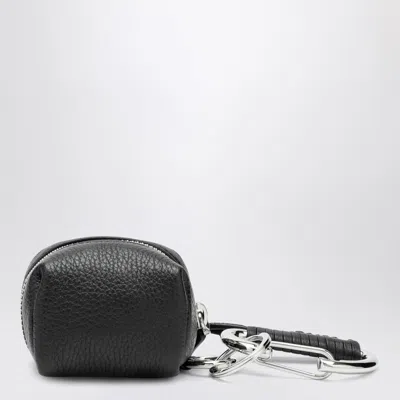 Prada Black Leather Bag Charm Men