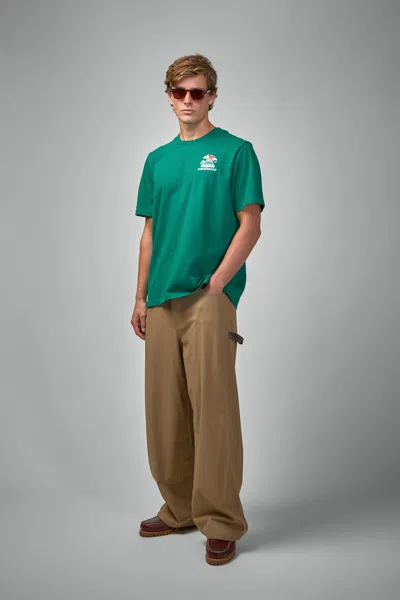 Casablanca Montagne Ondulee Crewneck T-shirt In Green