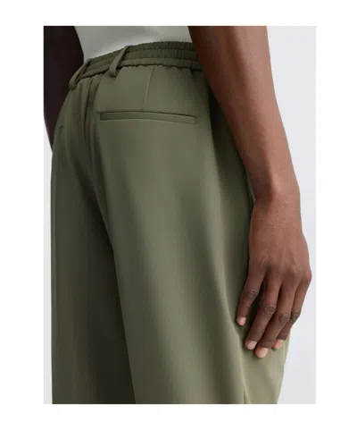 Liu •jo Drawstring-waist Trousers In Green