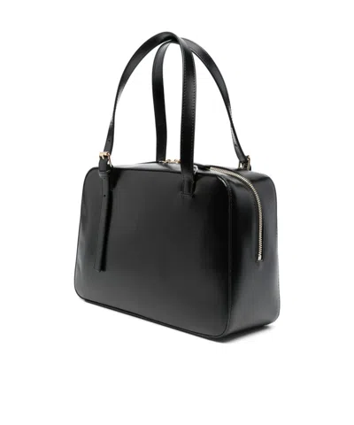 Apc A.p.c. Black Shoulder Bag With Versatile Carrying Options In Black