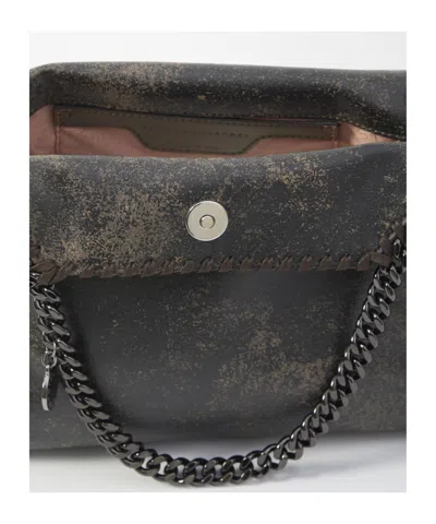 Stella Mccartney Falabella Mini Top Handle Bag In Black