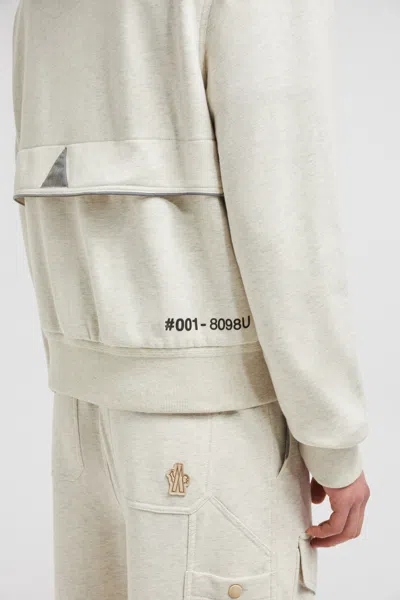 Moncler Grenoble Men Padded Wool Zip-up Hooded Jacket