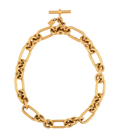Balmain Sync Chain Necklace In Gold