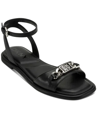 Dkny Women's Bacliff Flat Ankle Strap Sandal