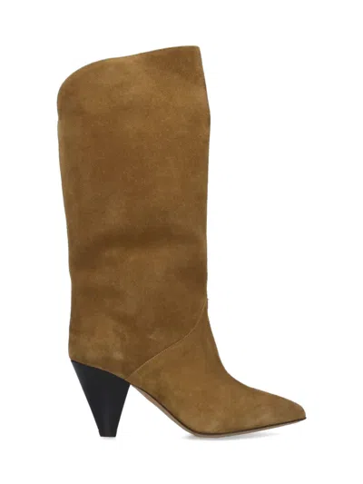 Isabel Marant Heel Cone Knee Pointed Suede