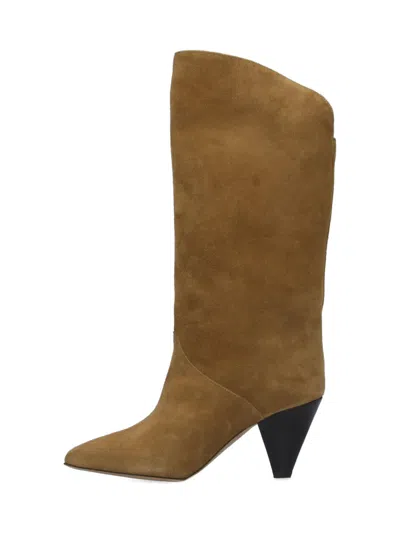 Isabel Marant Heel Cone Knee Pointed Suede