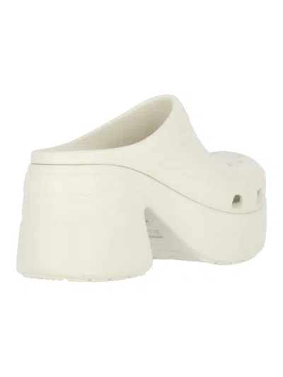 Crocs Mules Platform Siren In White