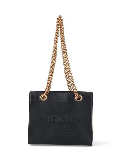 Balenciaga Chain Strap Tote Bags With Gold-tone Hardware