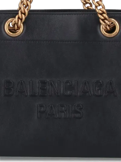 Balenciaga Chain Strap Tote Bags With Gold-tone Hardware