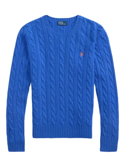 Polo Ralph Lauren Cable-knit Sweater In Blue