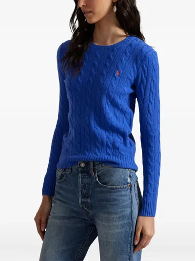 Polo Ralph Lauren Cable-knit Sweater In Blue