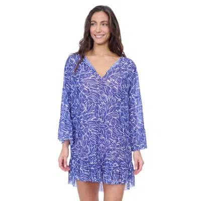 Profile By Gottex Tulip Mesh Tunic With Flounce Coverup