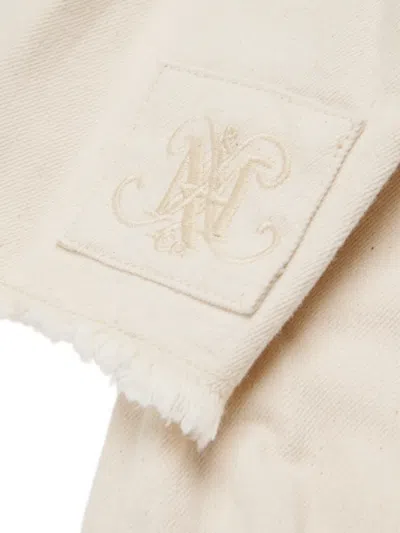 Max & Co Camicia Boxy In Drill Di Cotone In Neutral