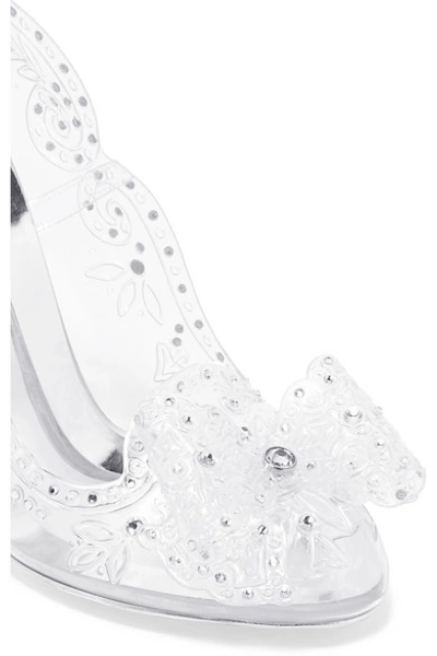 Dolce & Gabbana Dolce And Gabbana Silver Crystal Cinderella Pumps