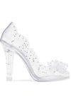 Dolce & Gabbana Dolce And Gabbana Silver Crystal Cinderella Pumps