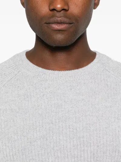 Brunello Cucinelli Men Cashmere Crewneck Sweater In Gray