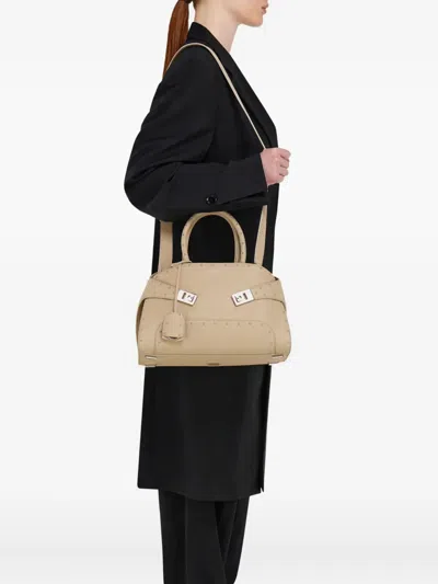 Ferragamo Hug Handbag With Studs (m)