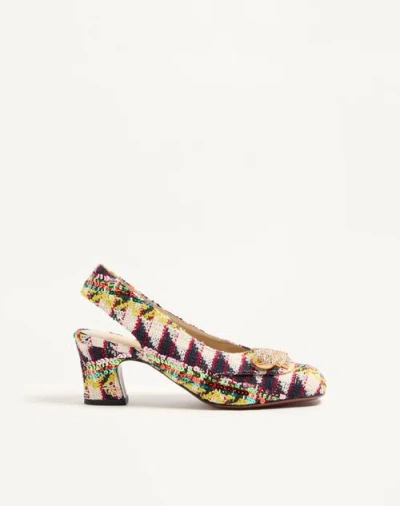 Valentino 60mm Adamantine Sequin-embellished Pumps In Multi